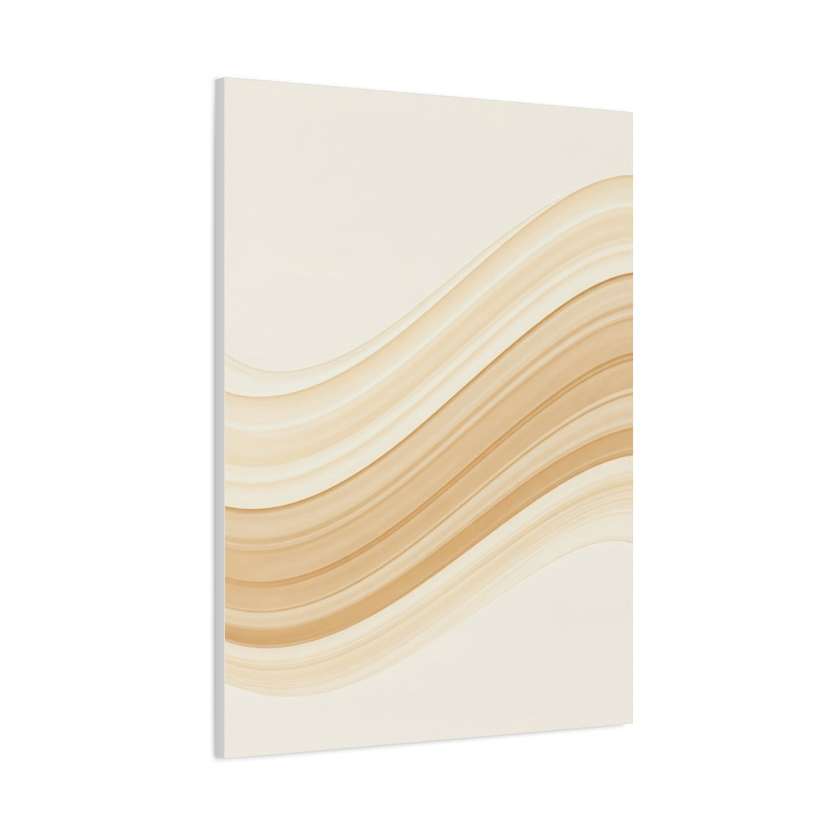 Golden Sand Flow Abstract Wall Art & Canvas Prints