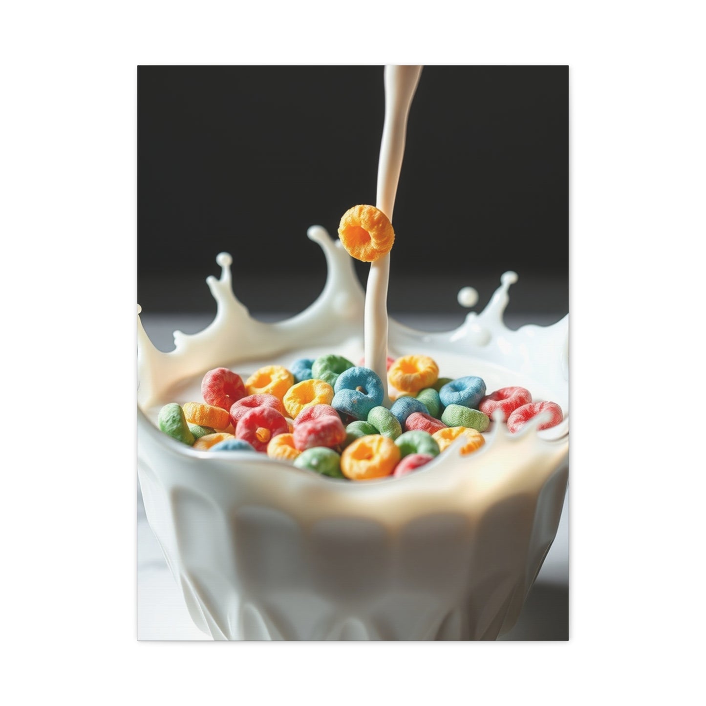 Gastronomic Milk Splendor Art Wall Art & Canvas Print