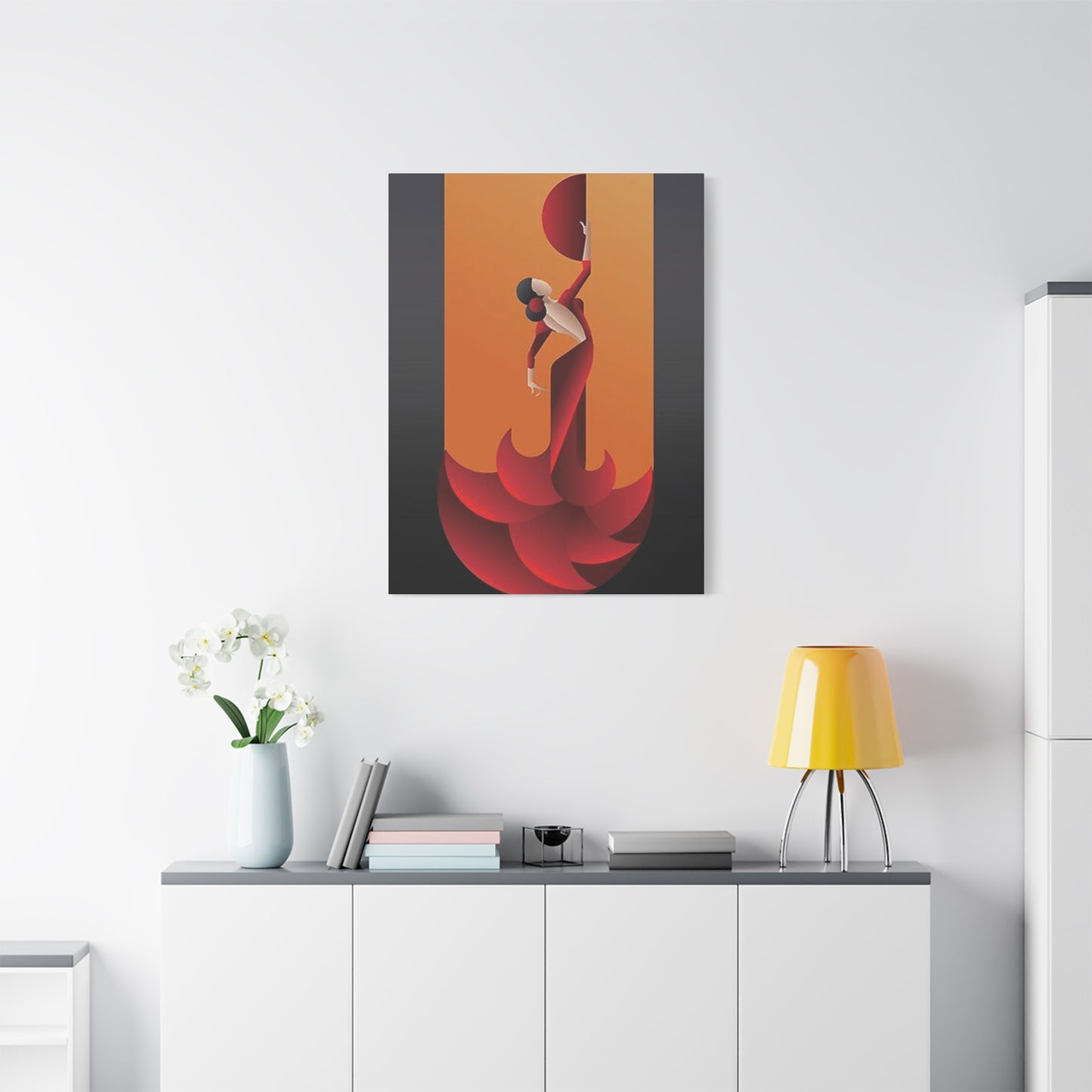 Spain Abstract Dance Poster Wall Art & Canvas Prints