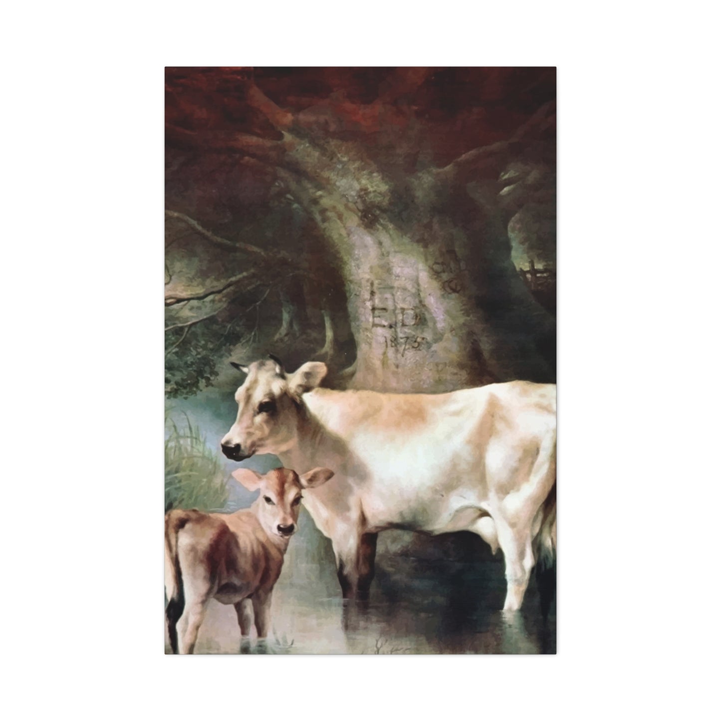 Aesthetic Cow Wall Art & Canvas Prints
