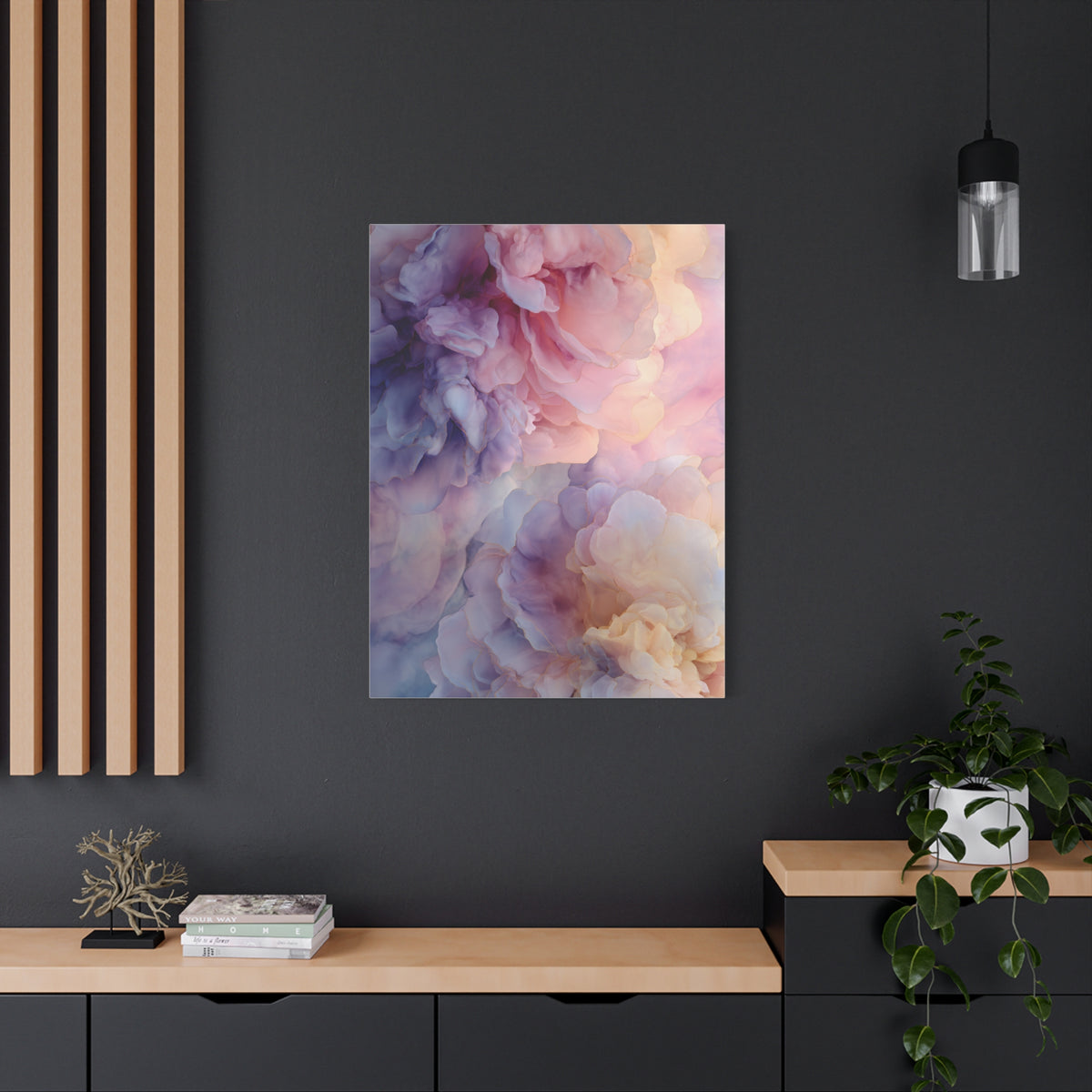 Soft Organic Floral Abstract Wall Art & Canvas Print