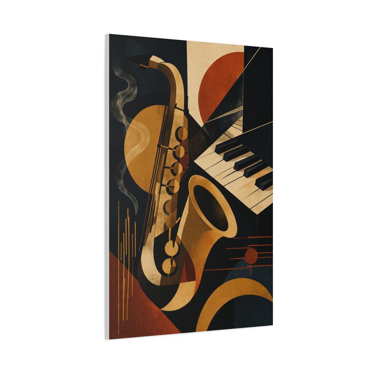 Abstract Jazz Composition Wall Art & Canvas Print