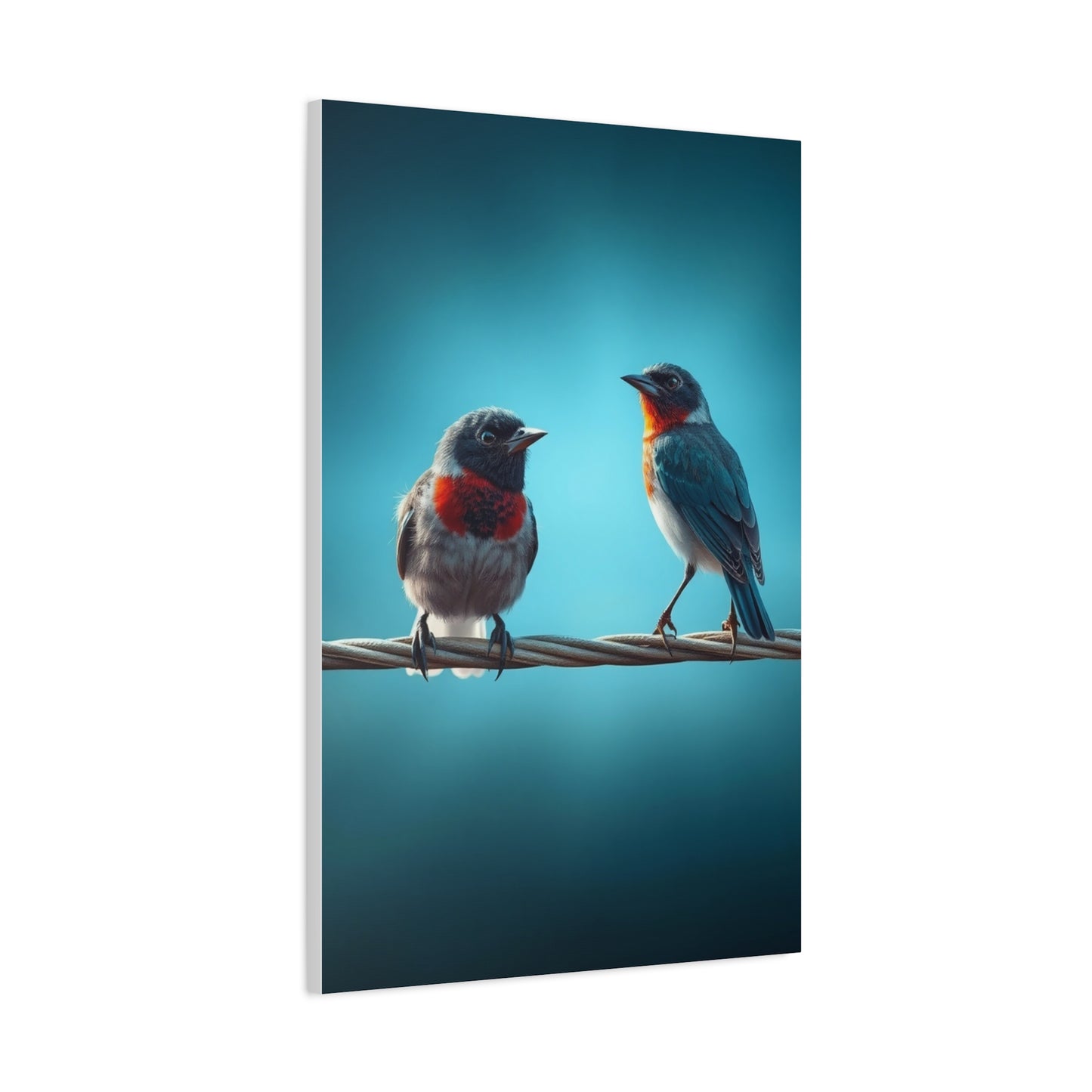 Birds On a Wire Art Supreme Canvas Wall Art & Canvas Print