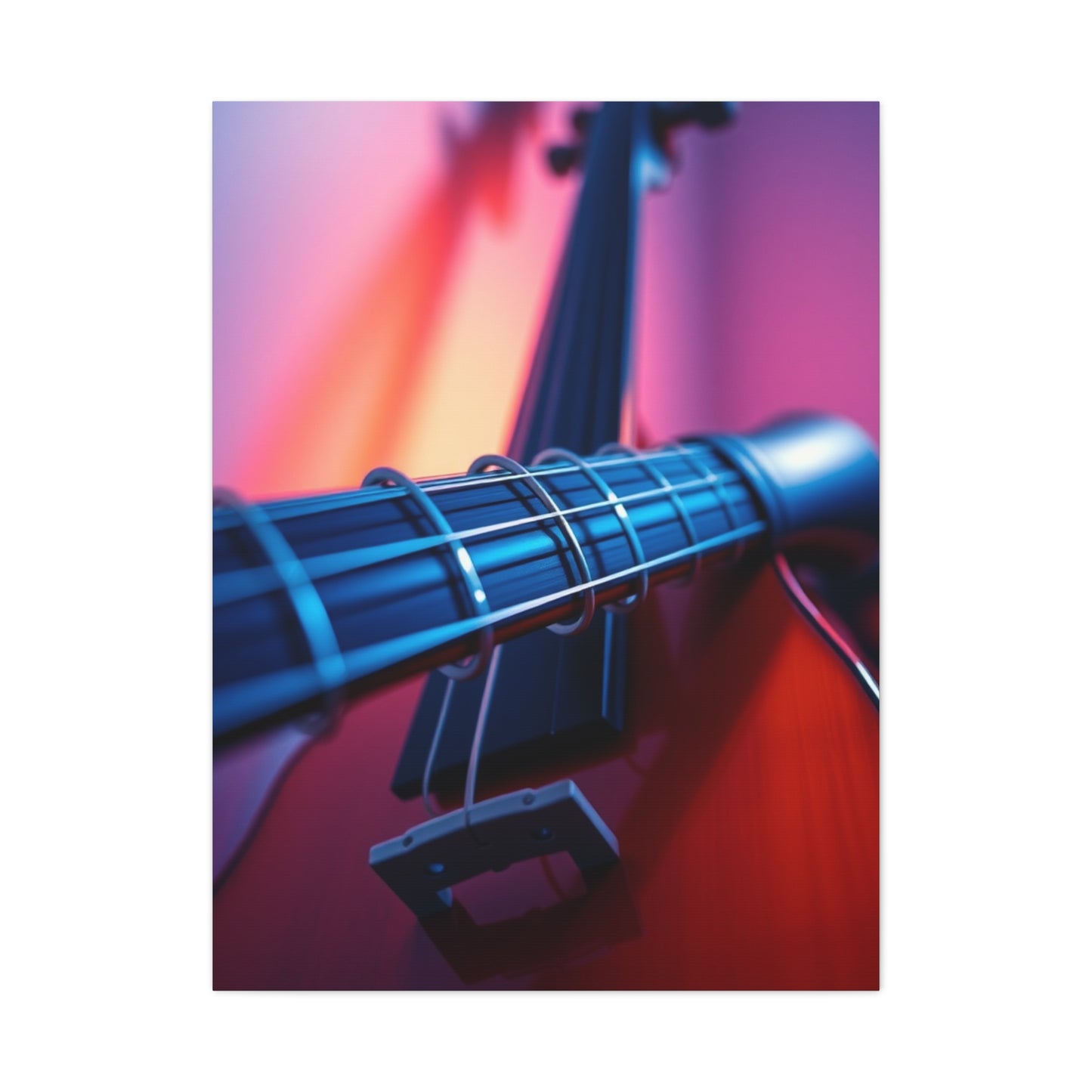 Blue Music Art Supreme Canvas Wall Art & Canvas Print