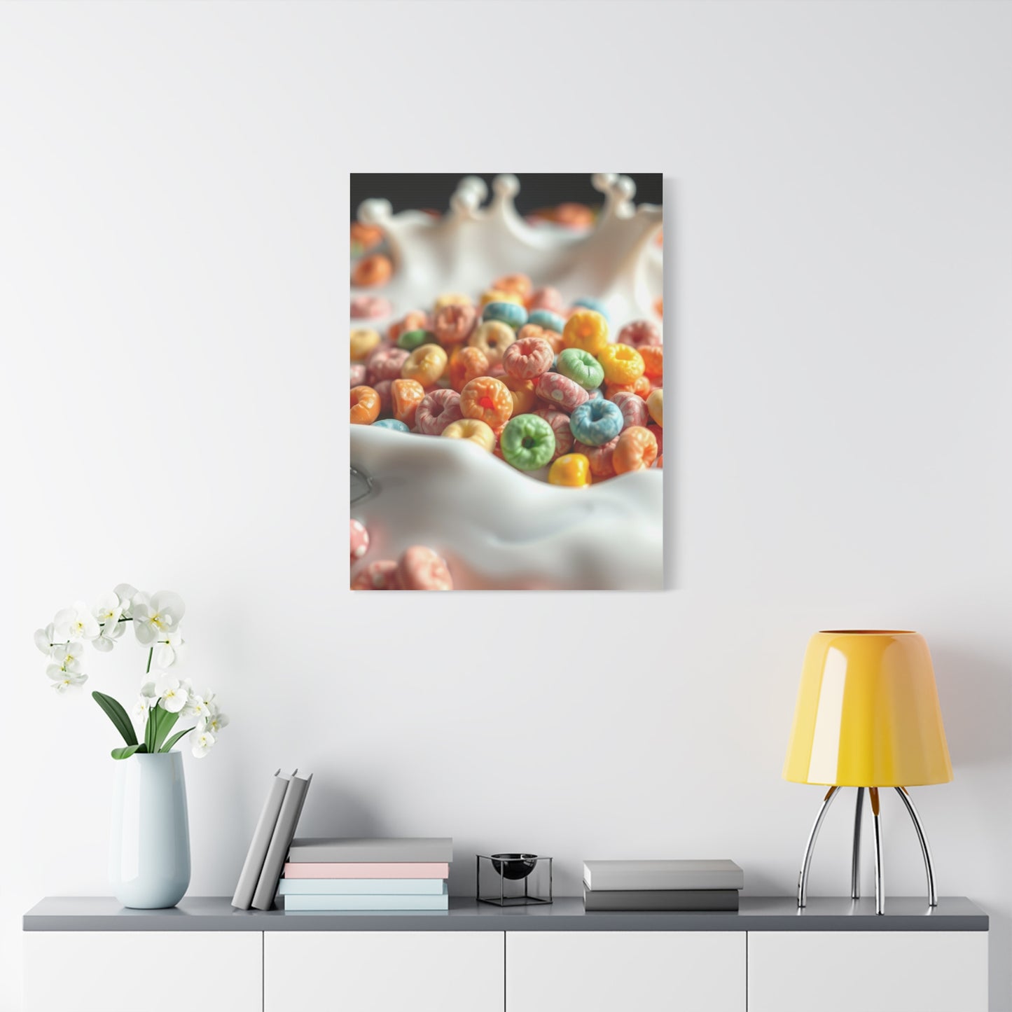 Ornate Cereal Reverie Canvas Wall Art & Canvas Print
