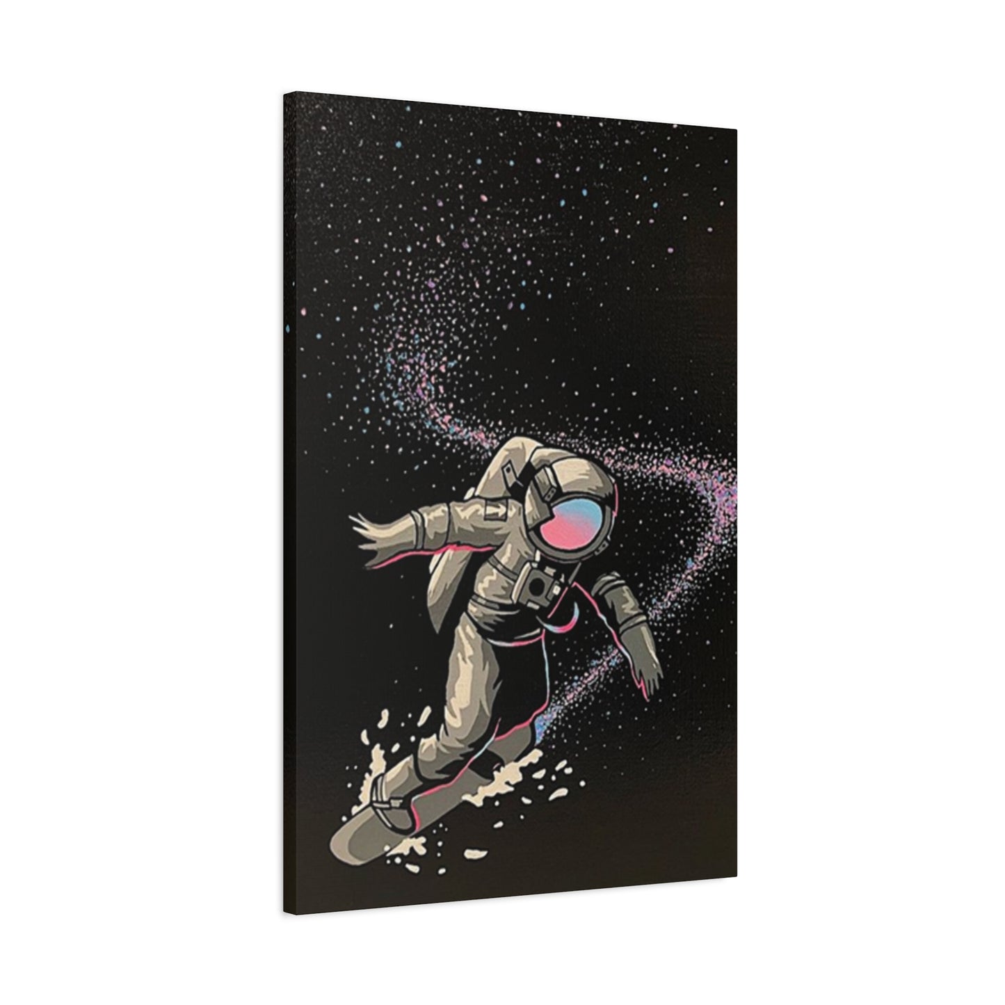 Astronaut Surfing In Space Wall Art & Canvas Prints
