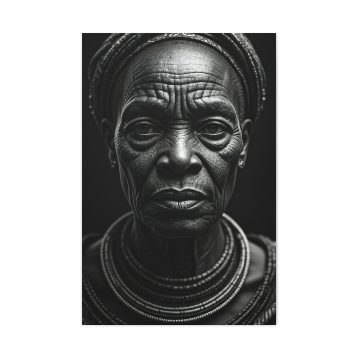 Enduring Grace Black & White Portrait Wall Art & Canvas Prints