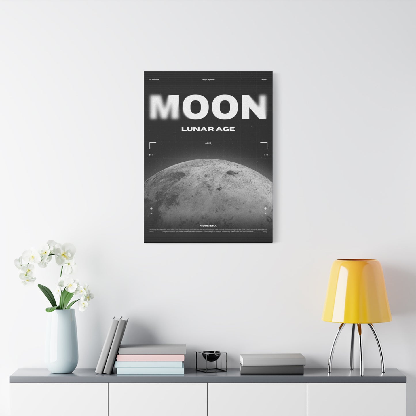 Moon Lunar Poster Wall Art & Canvas Prints