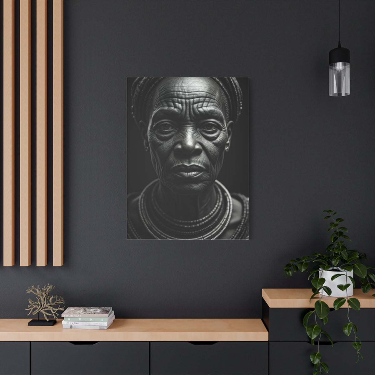 Enduring Grace Black & White Portrait Wall Art & Canvas Prints