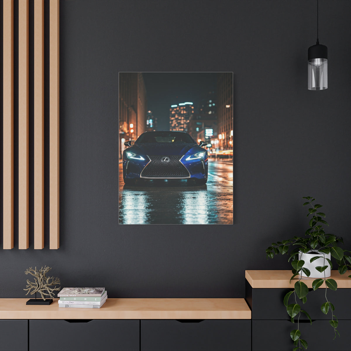 Lexus LC 500 City Night Sophistication Wall Art & Canvas Prints