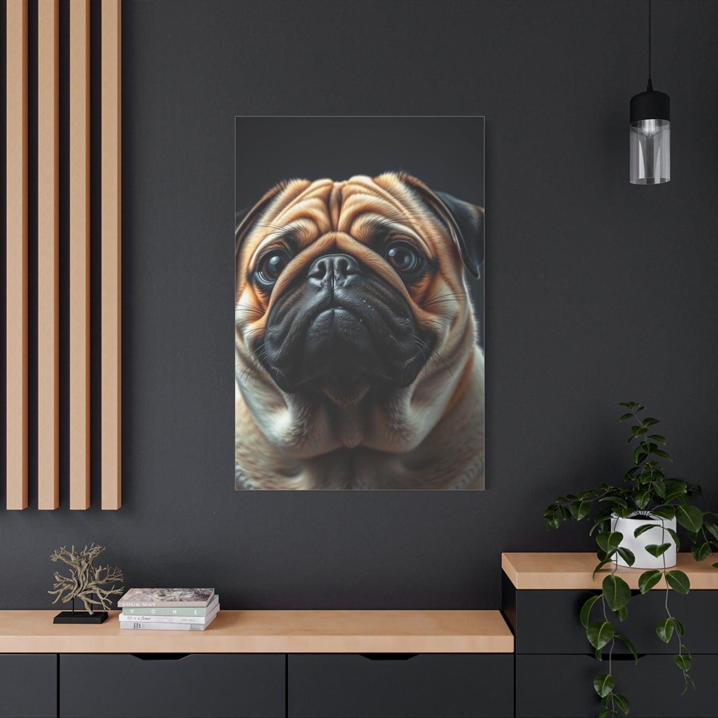 Supreme Pug Art Wall Art & Canvas Print