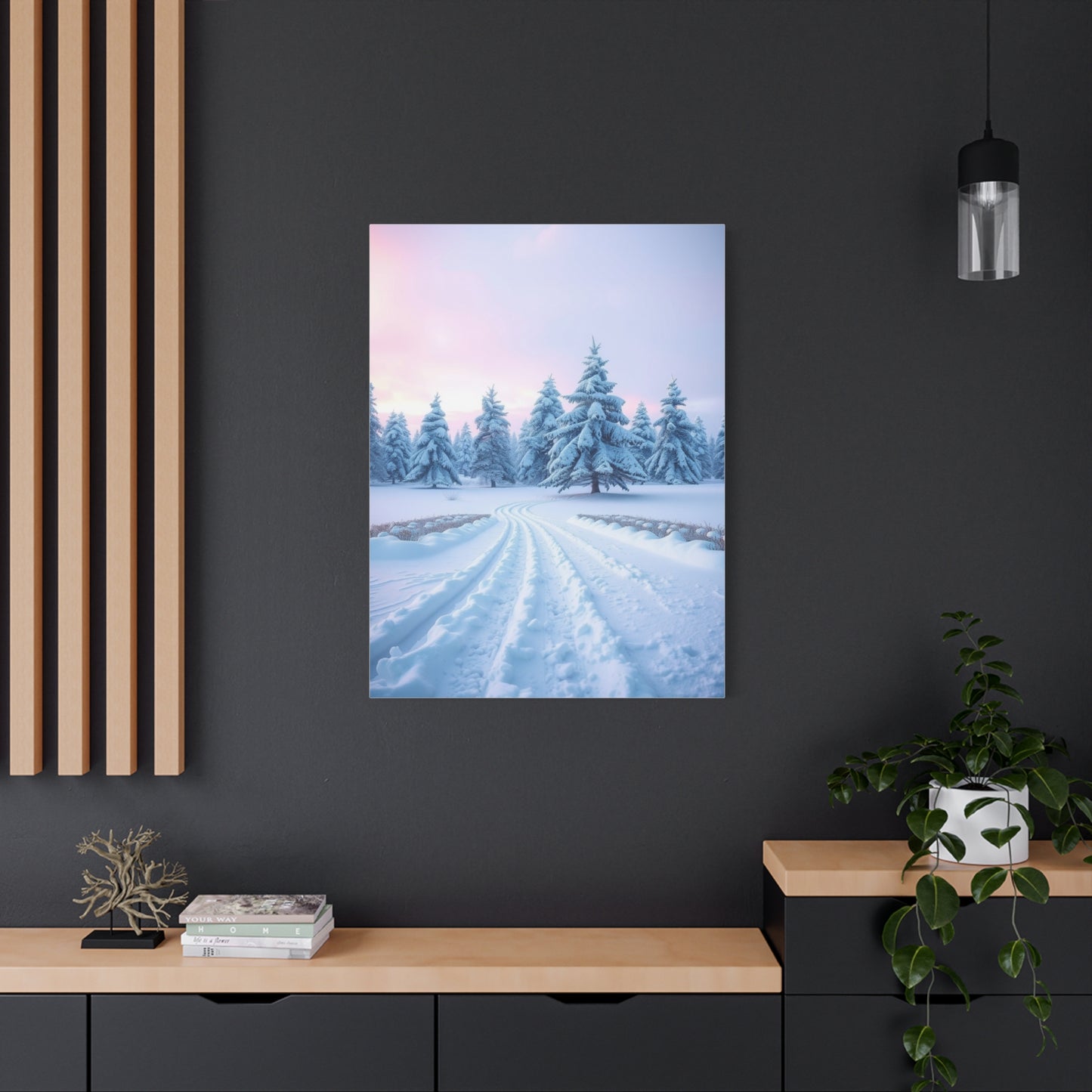 Majestic Winter Horizon Wall Art & Canvas Print
