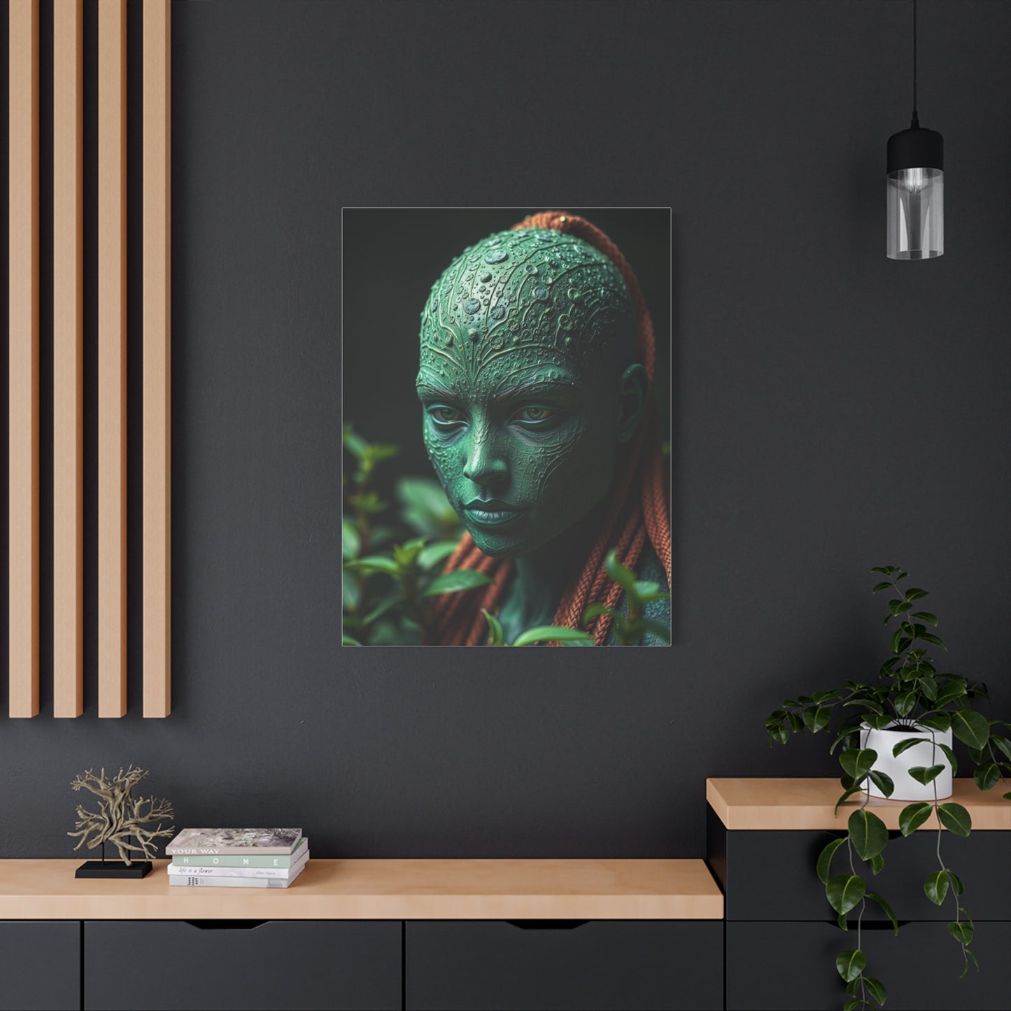 Verdant Serenity Canvas Wall Art & Canvas Print