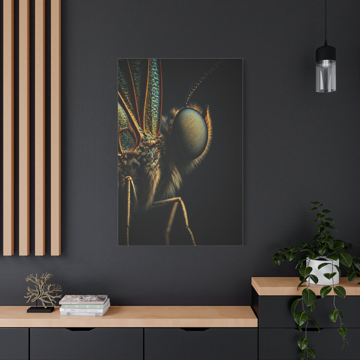 Butterfly Micro Detail Scientific Portrait Wall Art & Canvas Prints