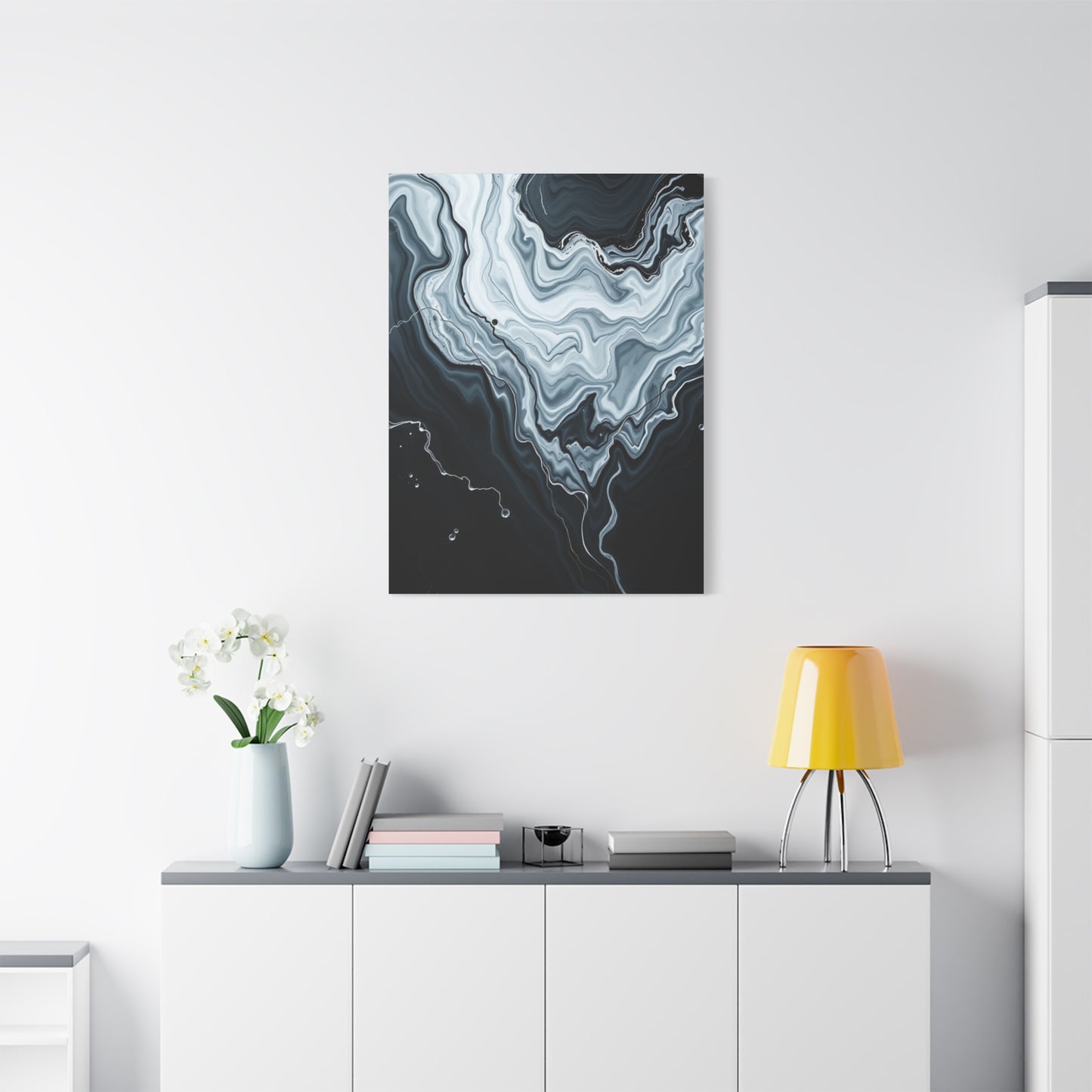 Black and White Abstract Art Supreme Gallery Wall Art & Canvas Print