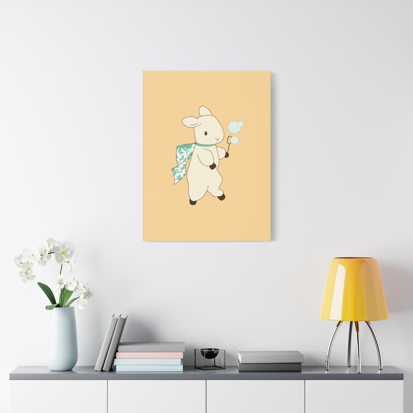 Yellow Bunny Wall Art & Canvas Prints