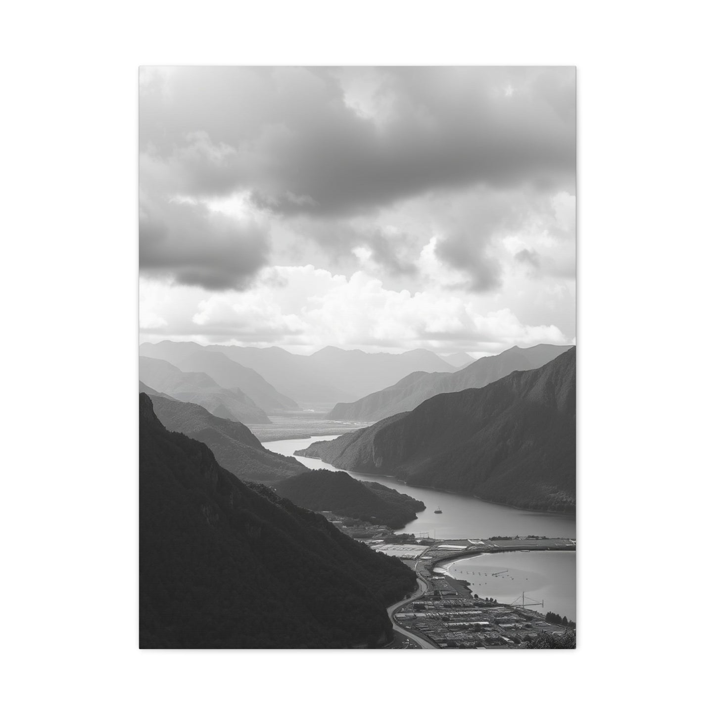 Black & White Scenic Landscapes Art Supreme Gallery Wall Art & Canvas Print