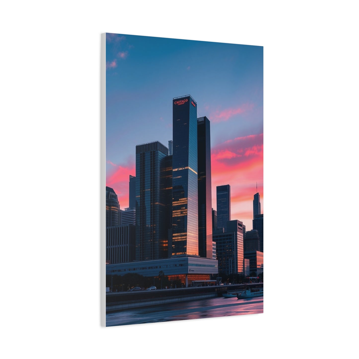 Chicago Skylines Art Refined Canvas Wall Art & Canvas Print