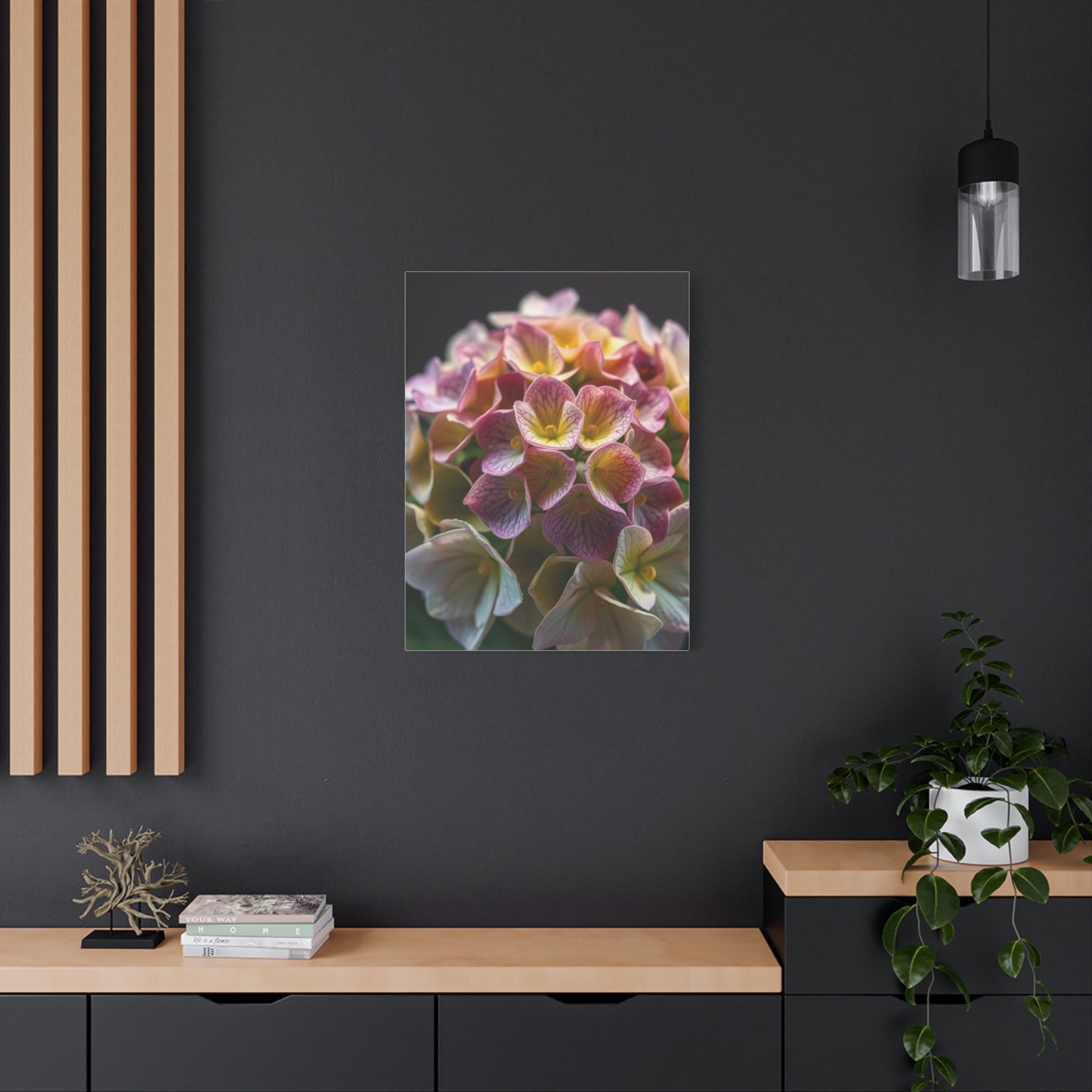 Vision Hydrangea Flower Art Art Wall Art & Canvas Print