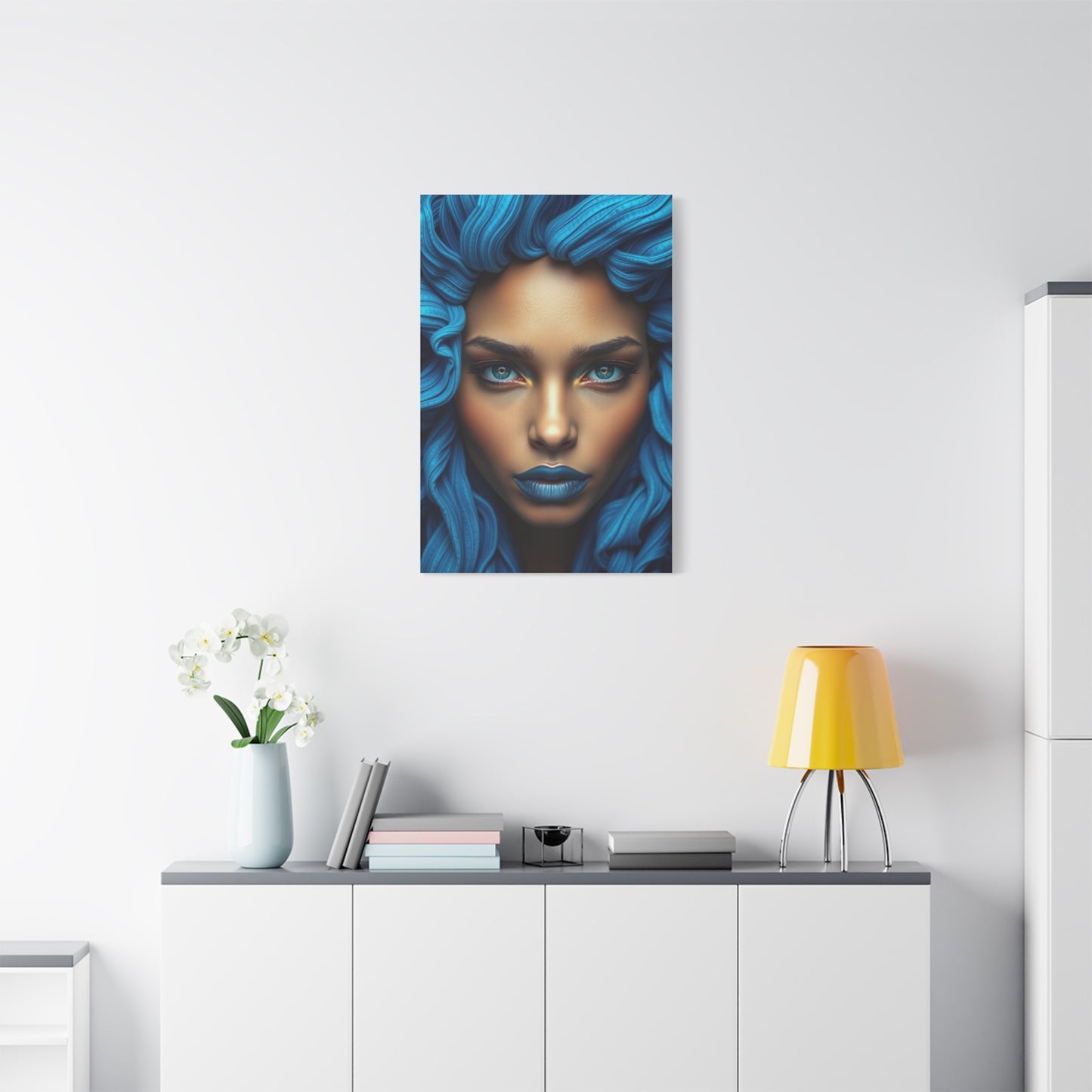 Supreme Blue & Green Art Collection Wall Art & Canvas Print