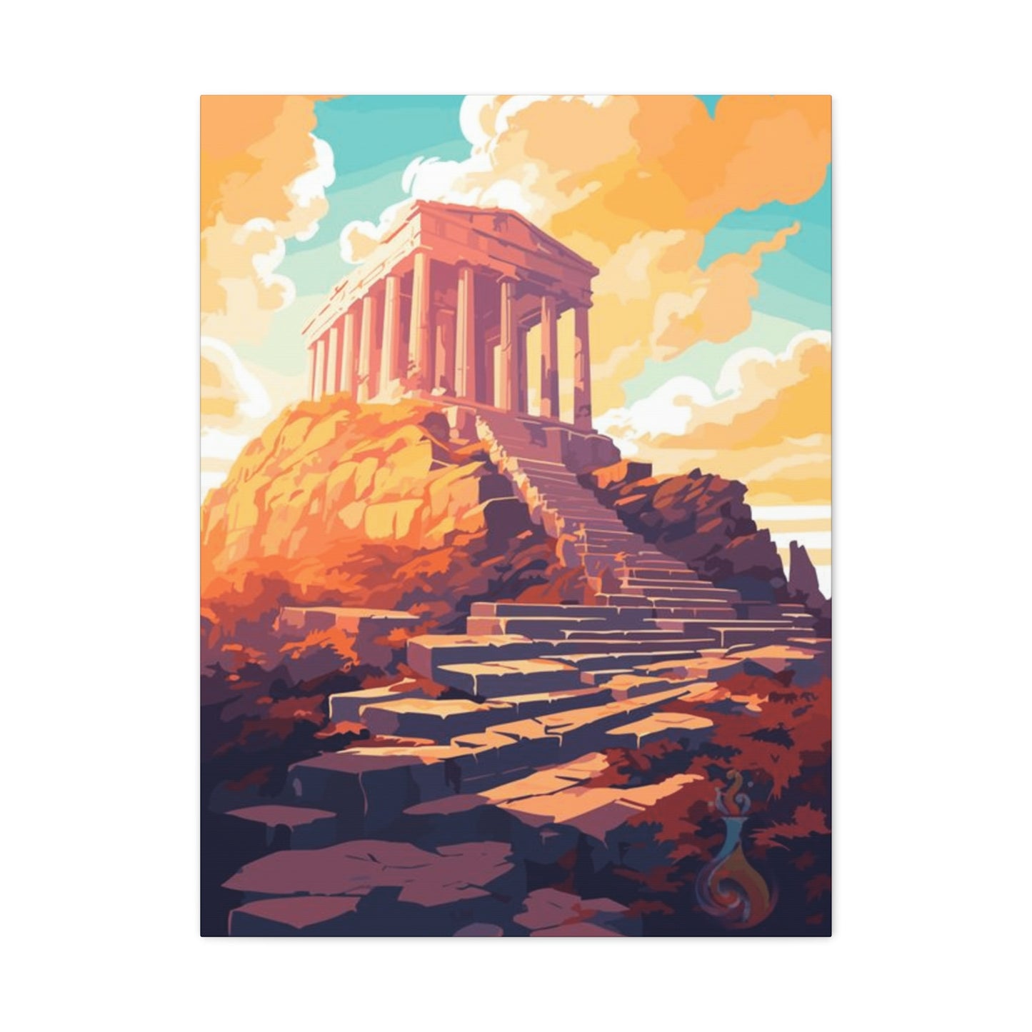 Athens Painting Wall Art & Canvas Prints
