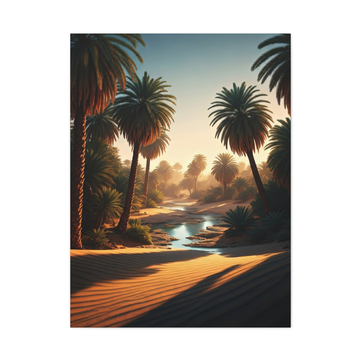 Desert Oasis Serenity Wall Art & Canvas Prints