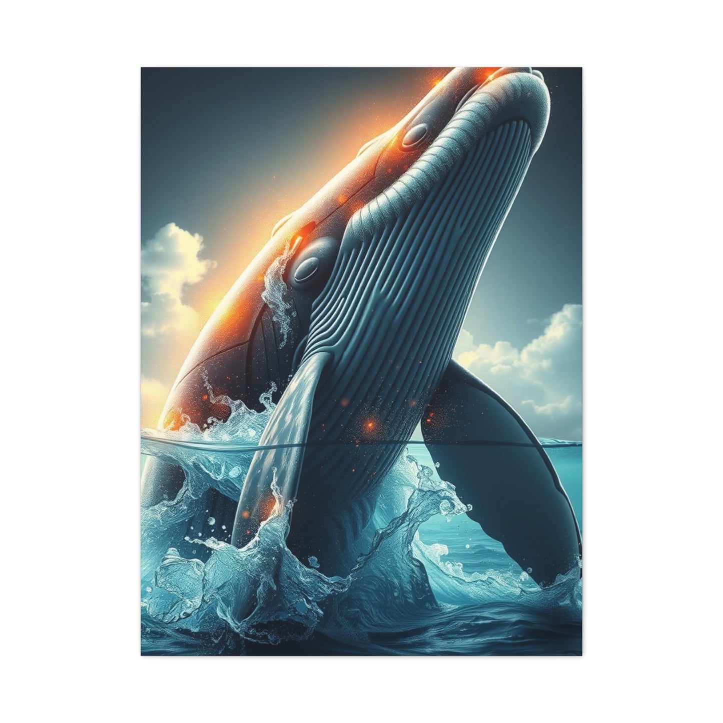 Masterpiece Whale Art Vision Wall Art & Canvas Print