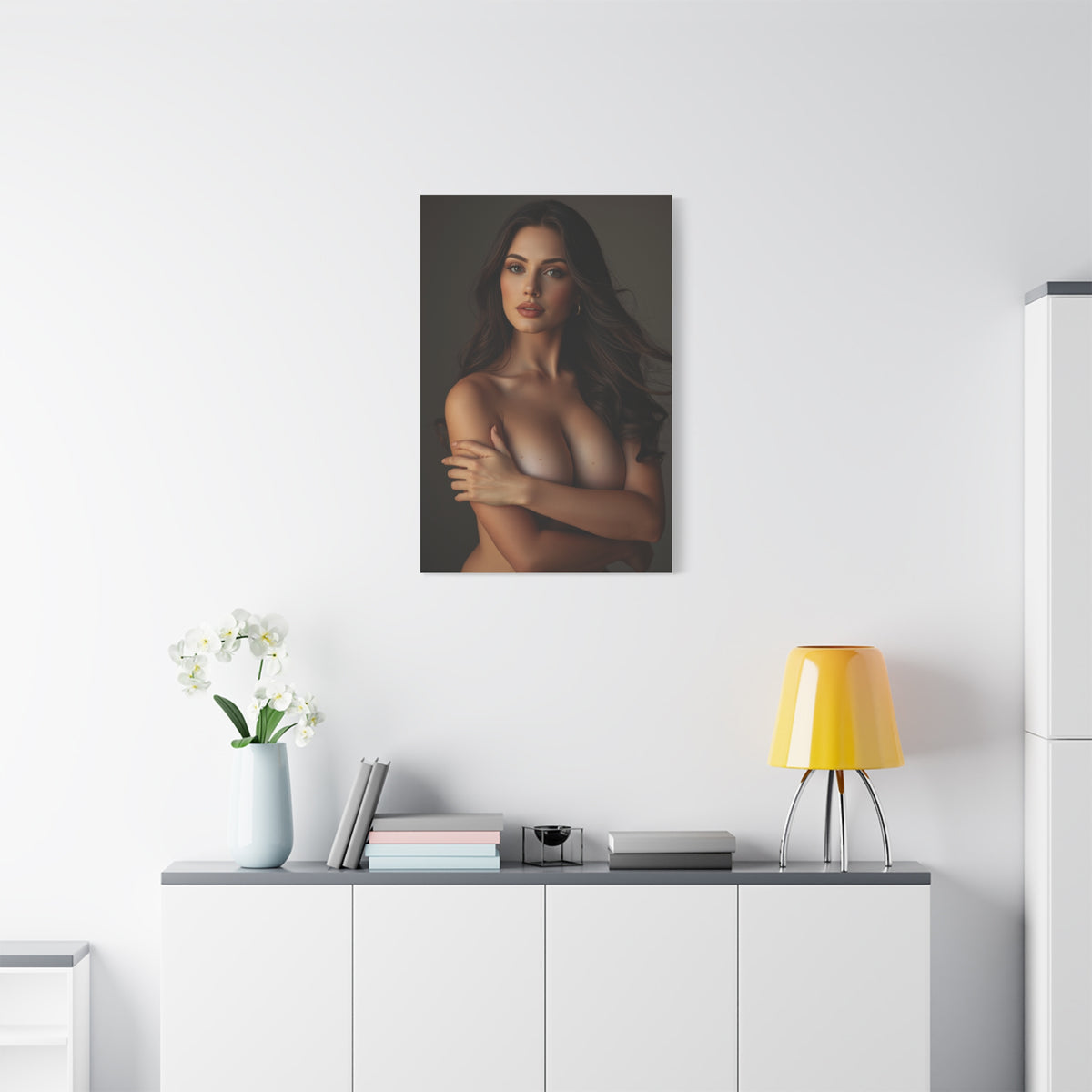 Classic Beauty Studio Nude Portrait Wall Art & Canvas Print