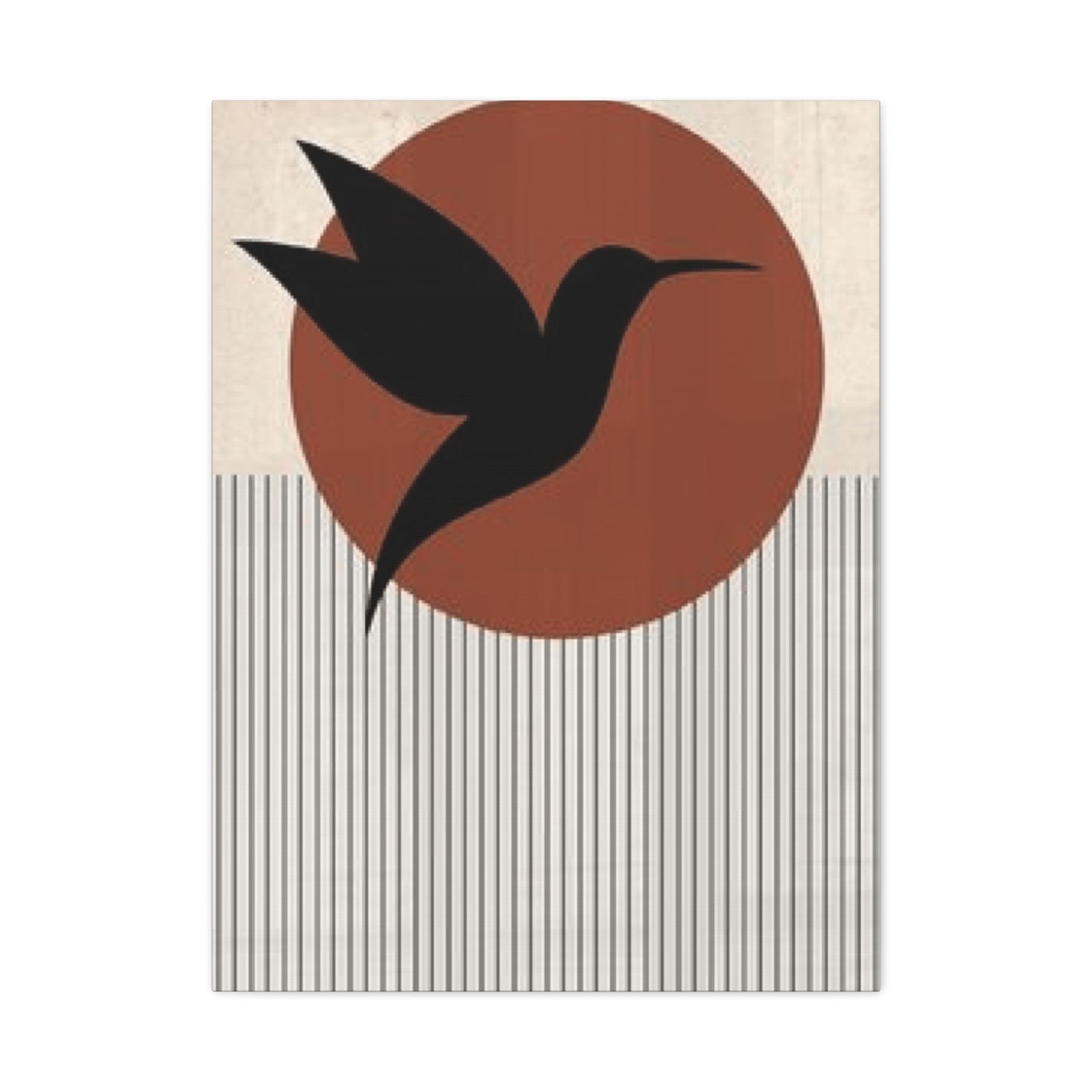 Humming Bird Silhoette Wall Art & Canvas Prints