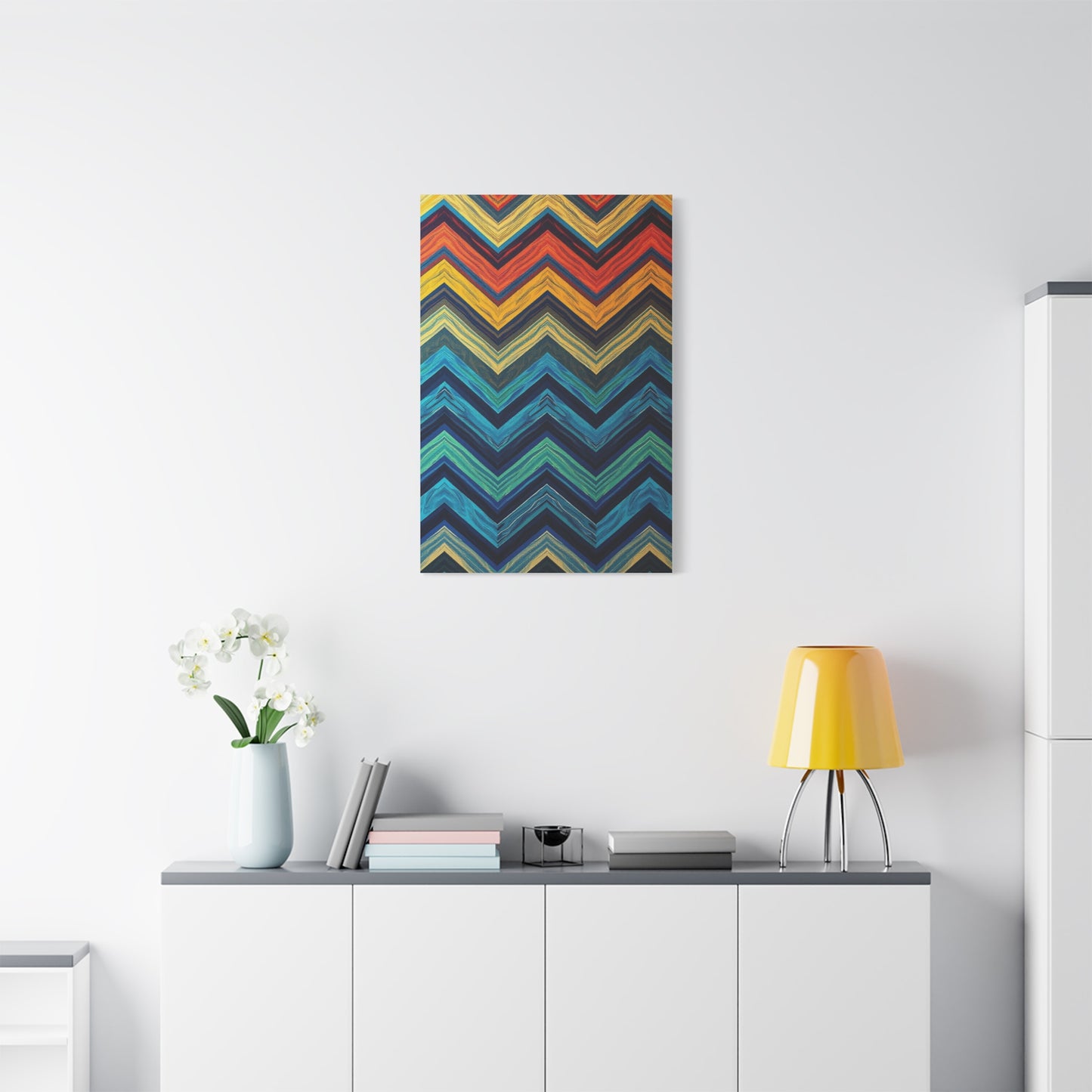 Chevron Pattern Art Refined Canvas Wall Art & Canvas Print