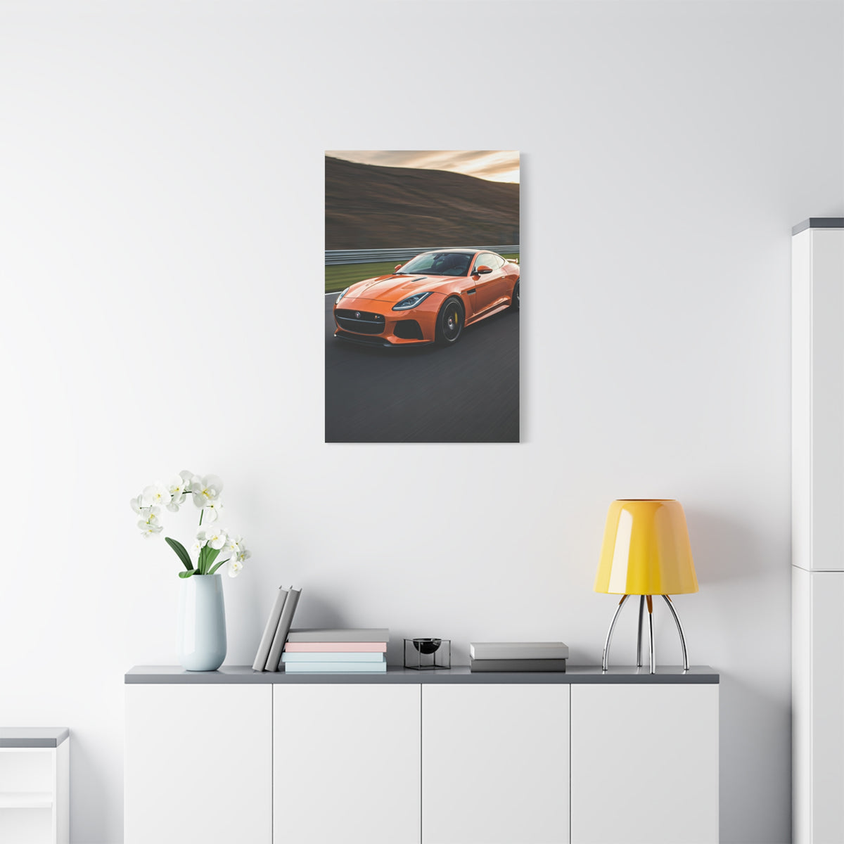 Jaguar F Type High Speed Straight Performance Wall Art & Canvas Prints