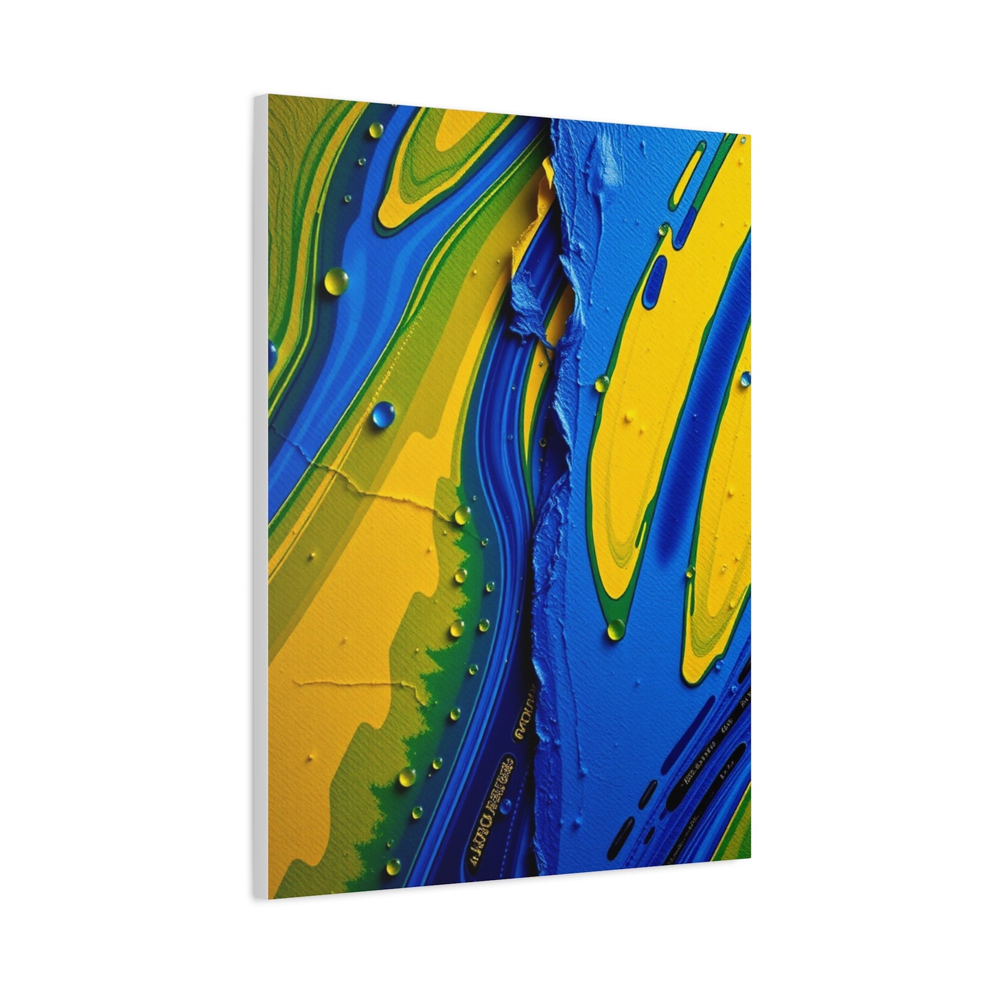 Masterpiece Blue & Yellow Art Vision Wall Art & Canvas Print
