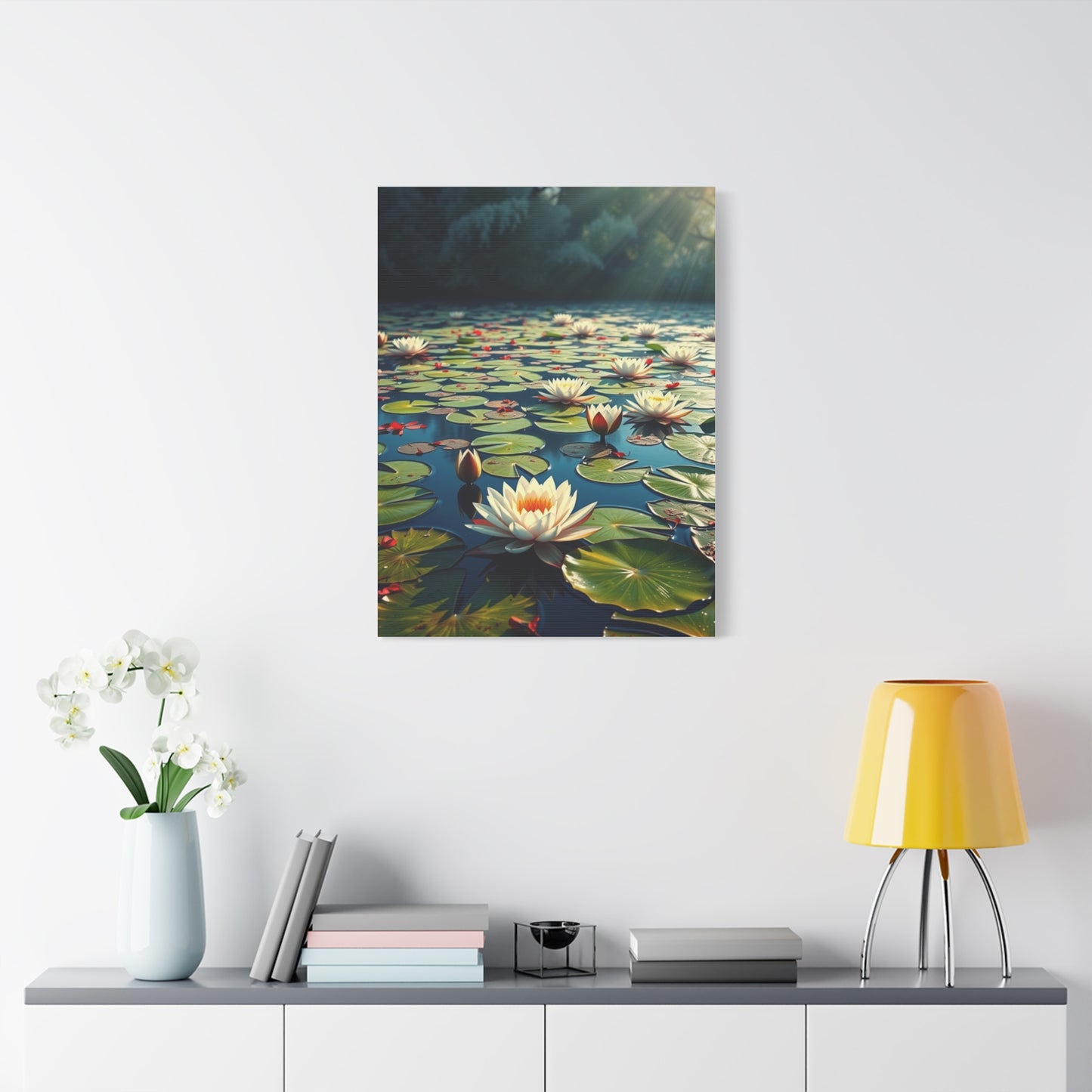 Claude Monet Water Lilies Art Supreme Canvas Wall Art & Canvas Print