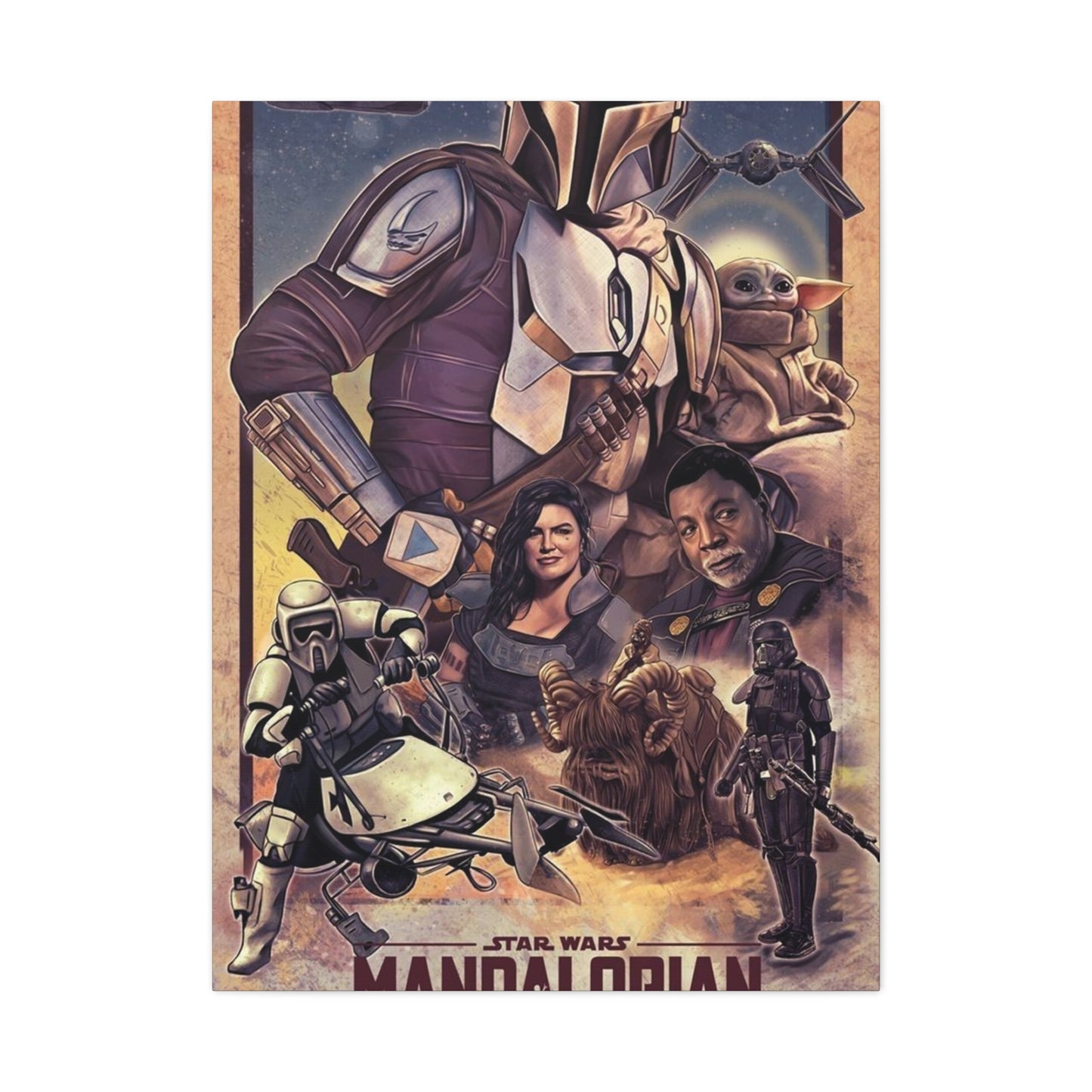 Mandalorian Poster Wall Art & Canvas Prints