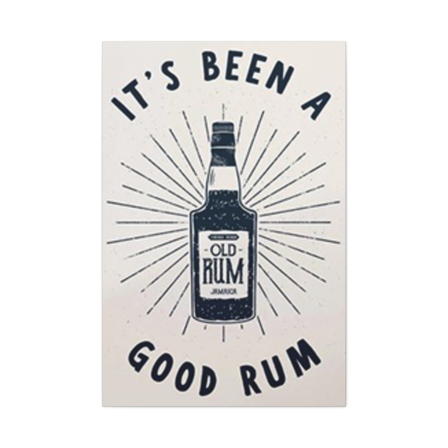 Old Rum Poster Wall Art & Canvas Prints