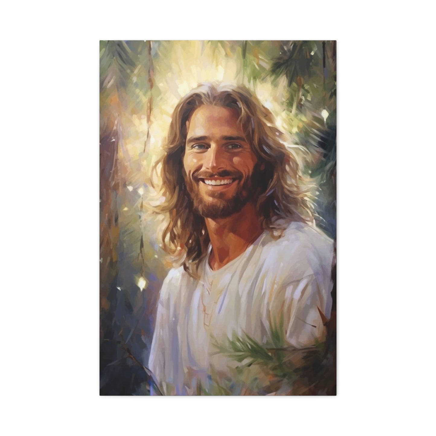 Smiling Jesus Wall Art & Canvas Prints