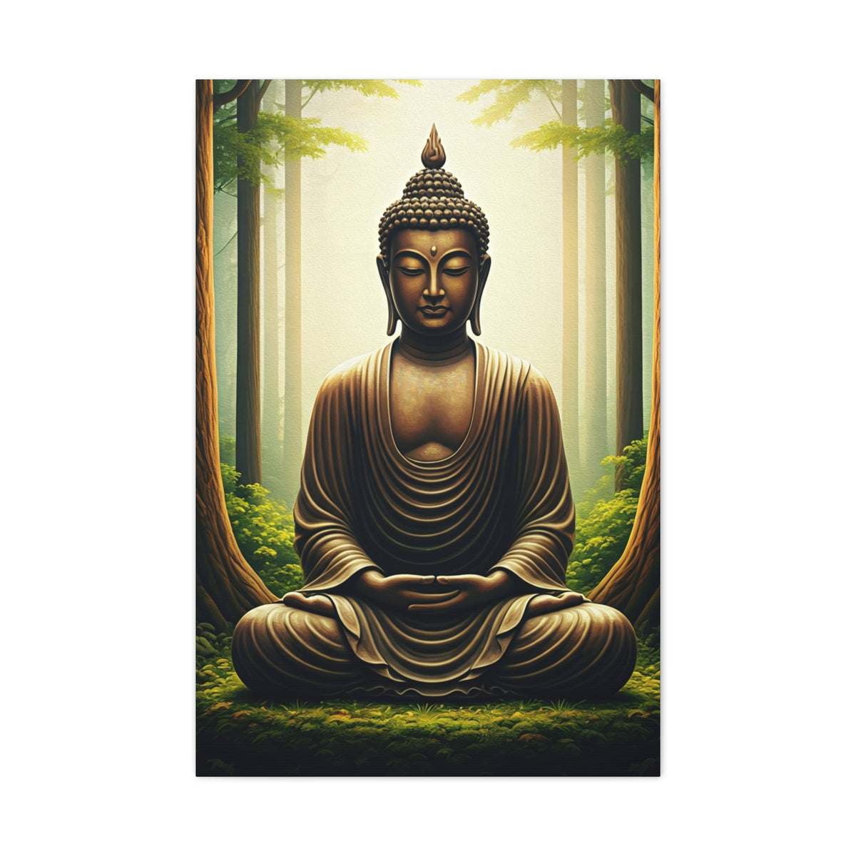 Forest Sanctuary Buddha Wall Art & Canvas Prints