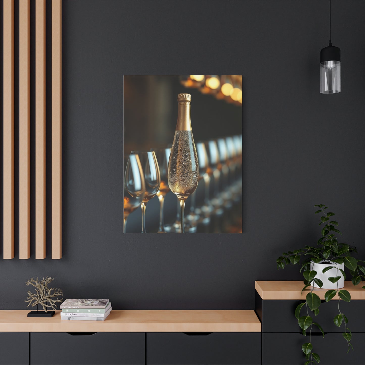 Champagne Art Supreme Canvas Gallery Wall Art & Canvas Print