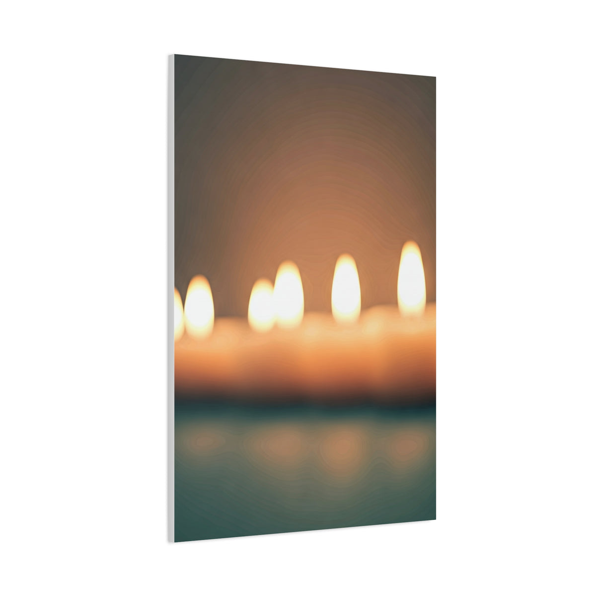 Warm Candlelight Glow Minimal Art Wall Art & Canvas Prints