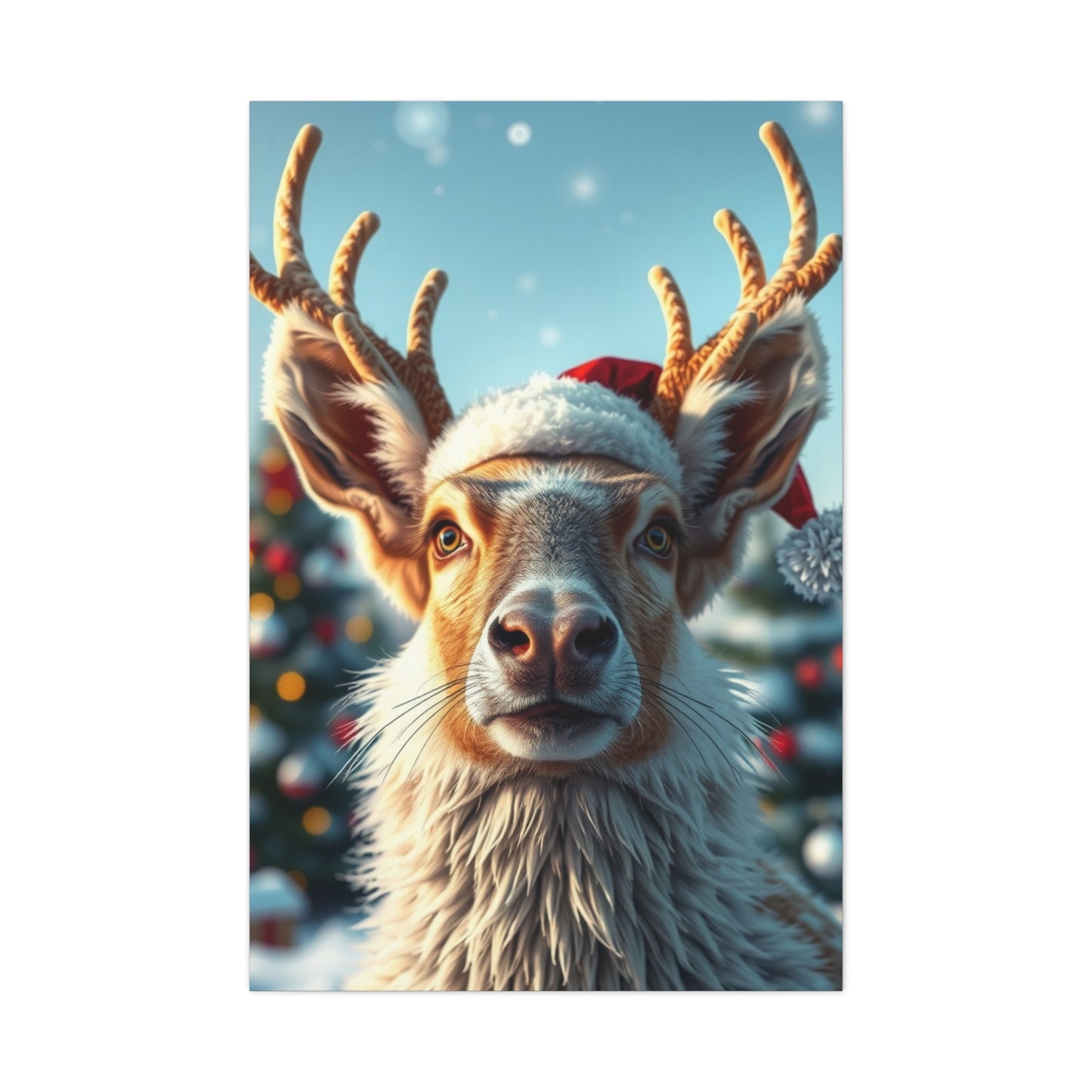 Christmas Animal Art Luxury Canvas Wall Art & Canvas Print