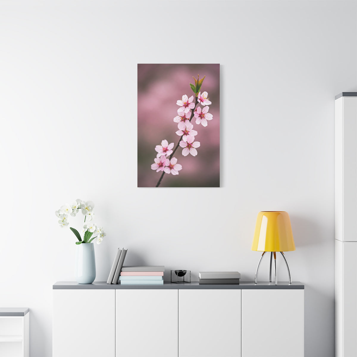 Soft Macro Cherry Blossom Floral Photography Wall Art & Canvas Prints