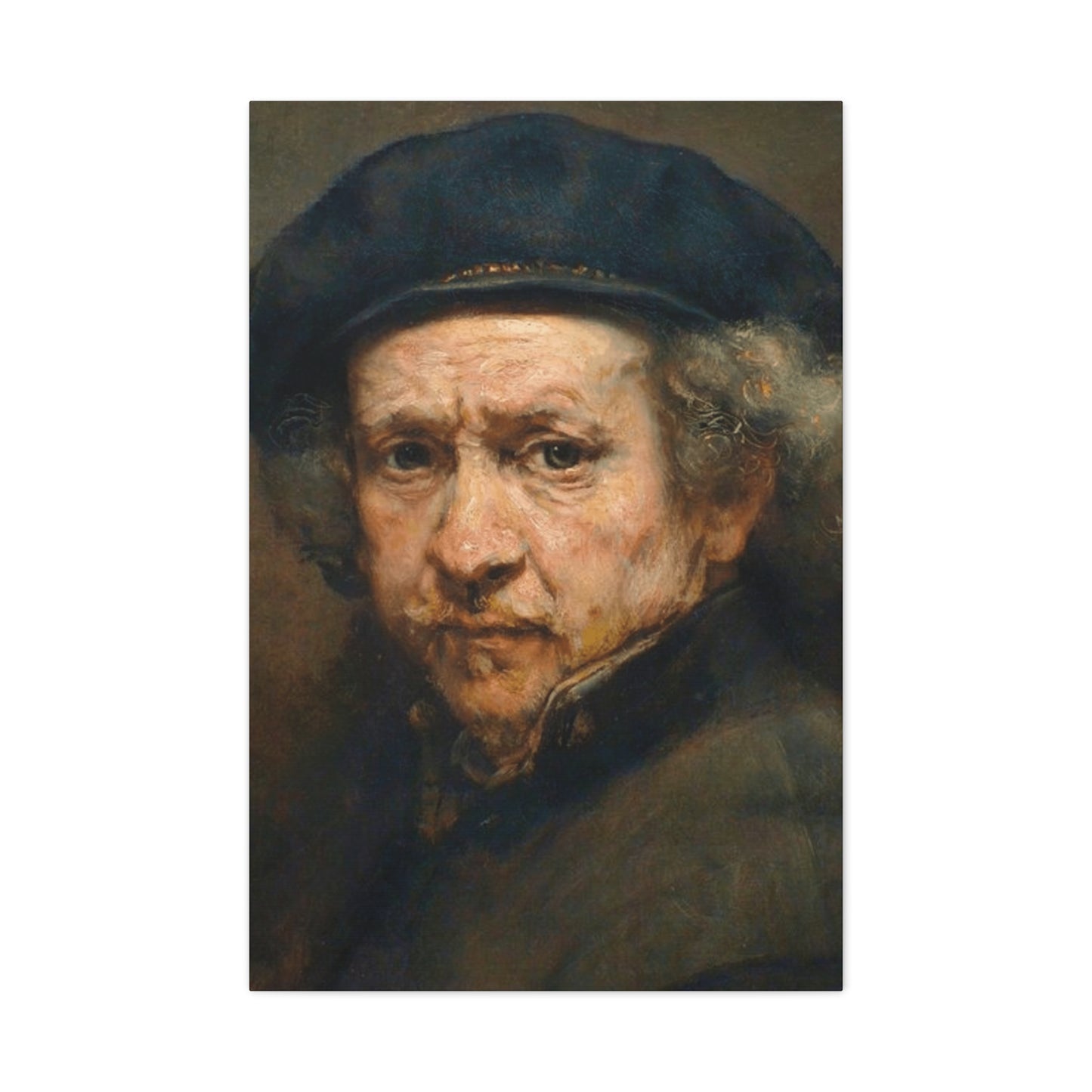 Rembrandt by himself Portrait Wall Art & Canvas Prints