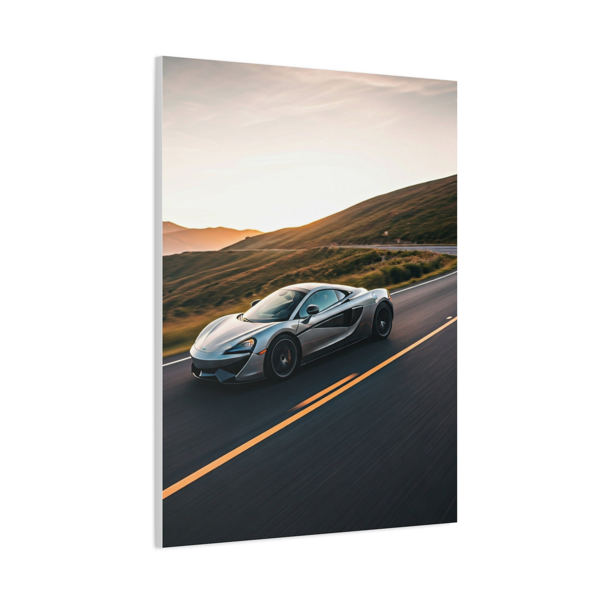 McLaren 570GT Cinematic Mountain Pass Wall Art & Canvas Prints