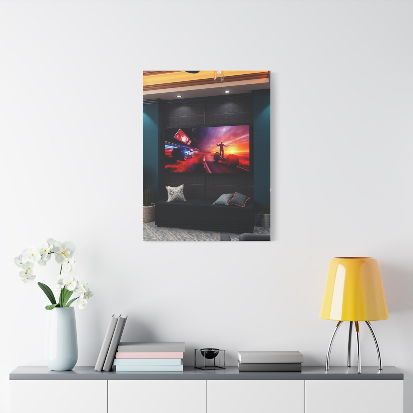 Home Theatre Decor Art Supreme Canvas Wall Art & Canvas Print