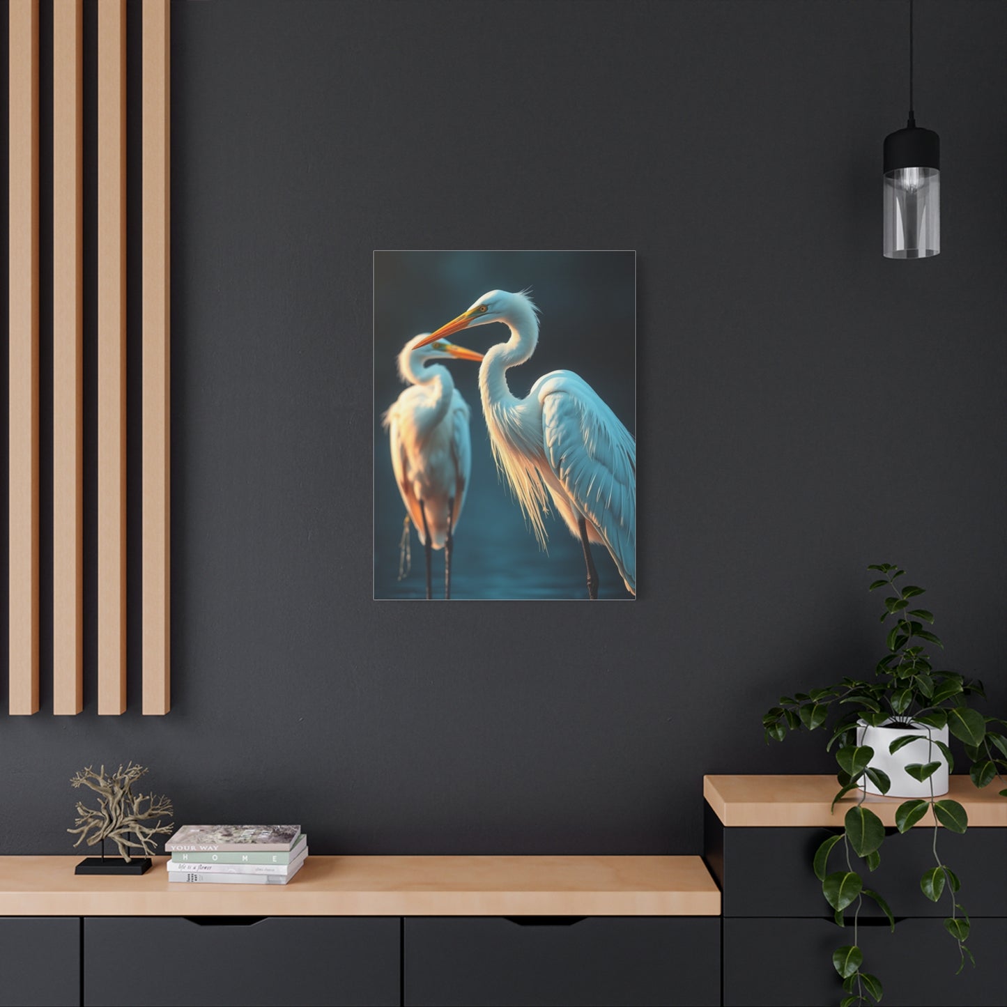 Herons and Egrets Art Refined Canvas Wall Art & Canvas Print
