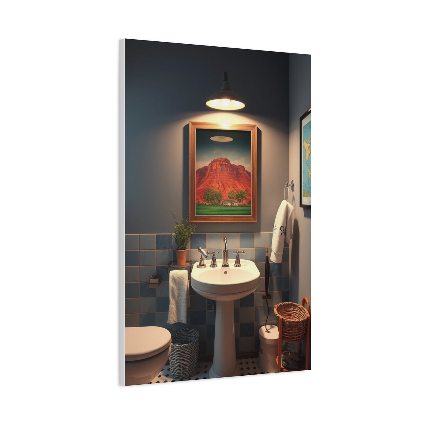 Kid’s Bathroom Art Canvas Art 1 Wall Art & Canvas Print