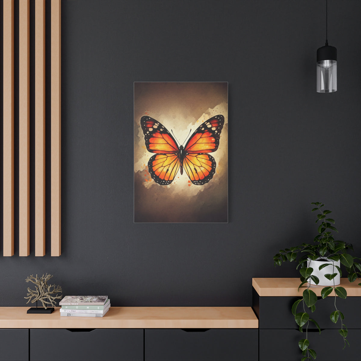 Classic Monarch Butterfly Portrait Wall Art & Canvas Prints