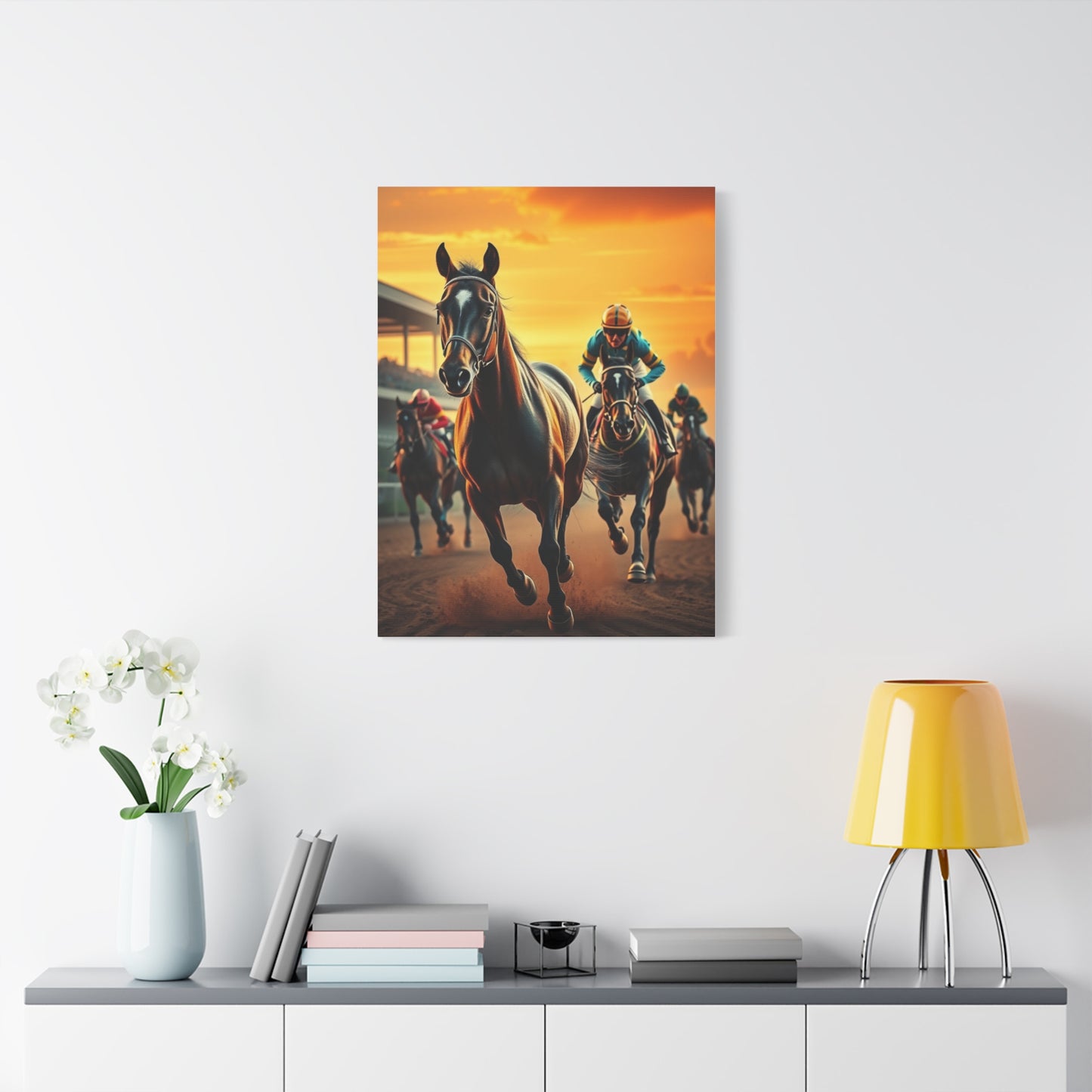 Elite Horse Racing Art Vision Wall Art & Canvas Print