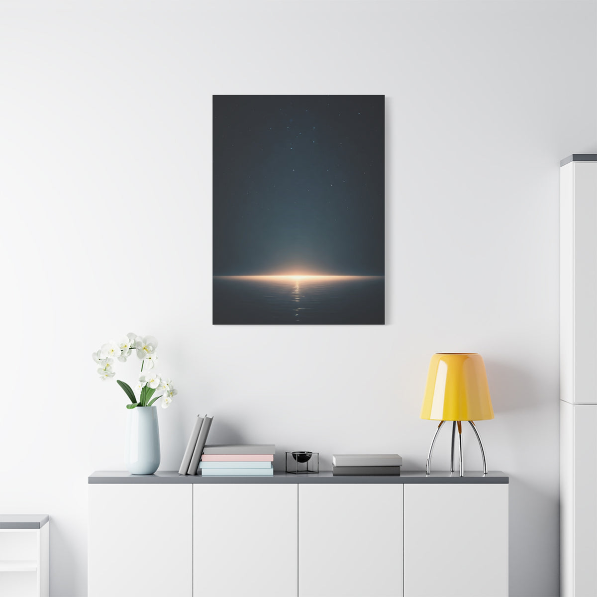 Starry Night Sea Horizon Wall Art & Canvas Prints