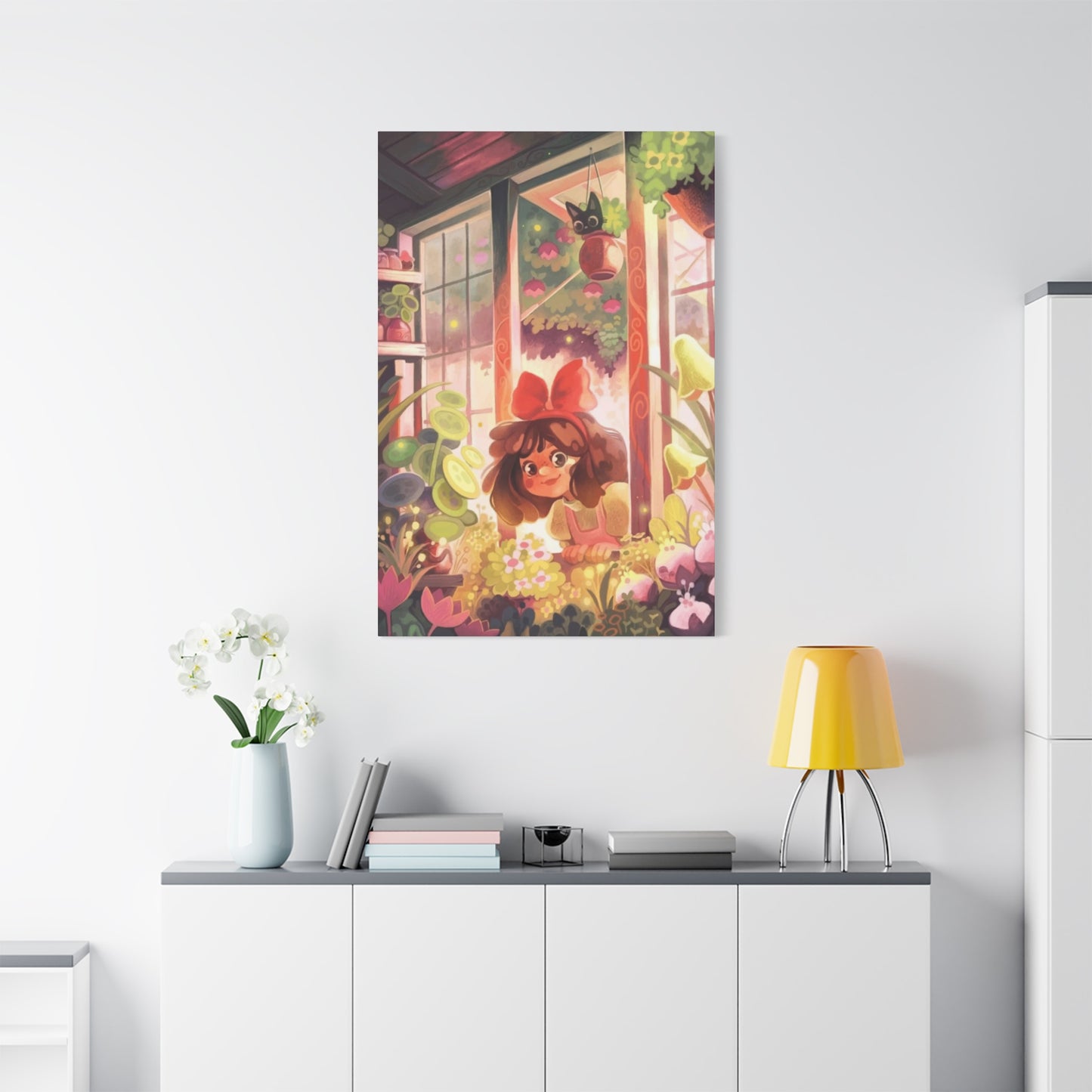 Window Girl Wall Art & Canvas Prints